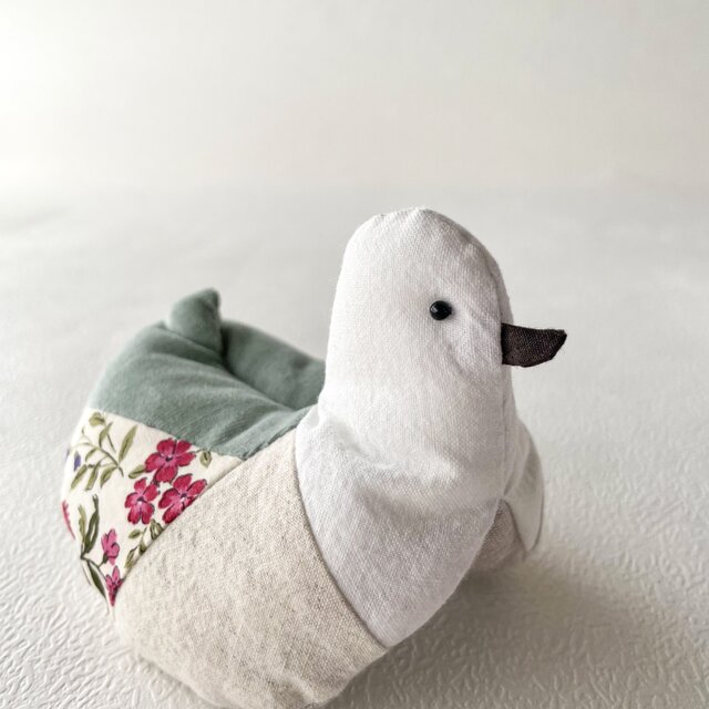 小鳥の鍋つかみ＊アートグリーン | iichi 日々の暮らしを心地よくする