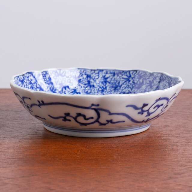 古伊万里 染付 微塵唐草三友文 小皿 江戸後期 E843B | iichi 日々の