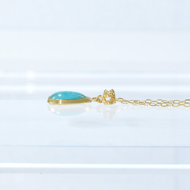 K18 パライバ トルマリン ダイヤ ペンダント CG095CIBS | iichi 日々の