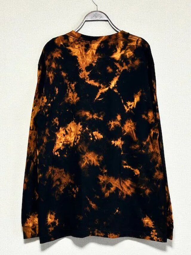 タイダイ染め 長袖Tシャツ Lサイズ ブリーチ HD22-63 | iichi 日々の