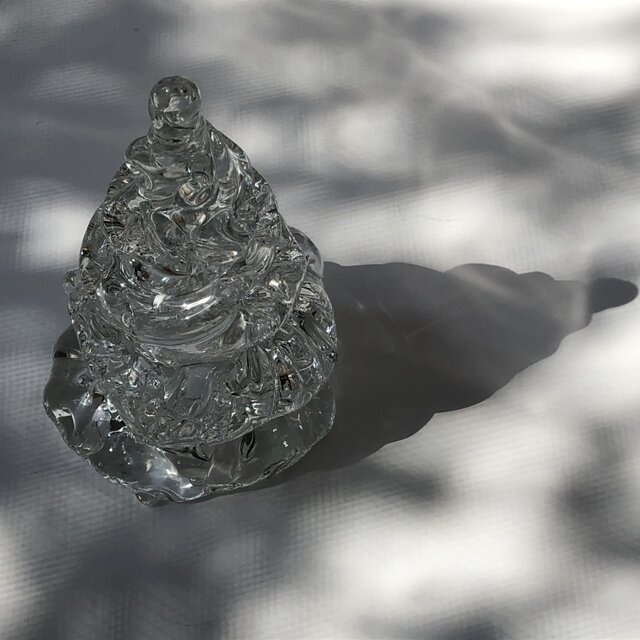 ガラスのクリスマスツリー④／ツリー／テーブルツリー／クリスタル