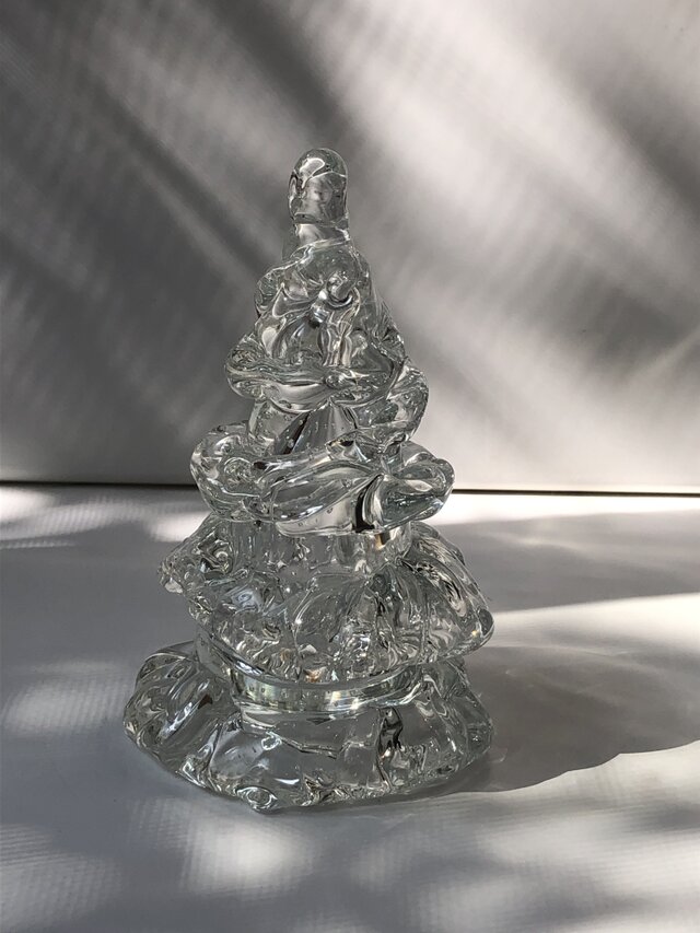 ガラスのクリスマスツリー④／ツリー／テーブルツリー／クリスタル