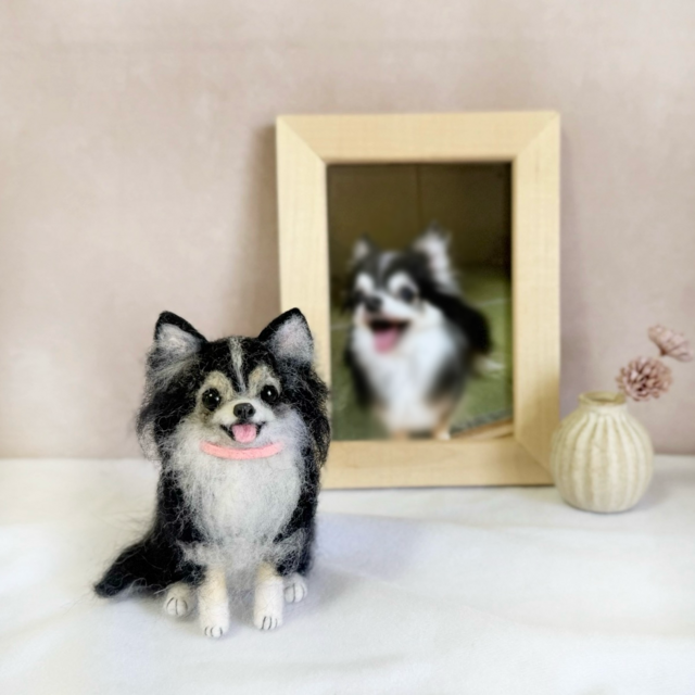 おかえりうちの子》羊毛フェルトうちの子オーダー | iichi 日々の