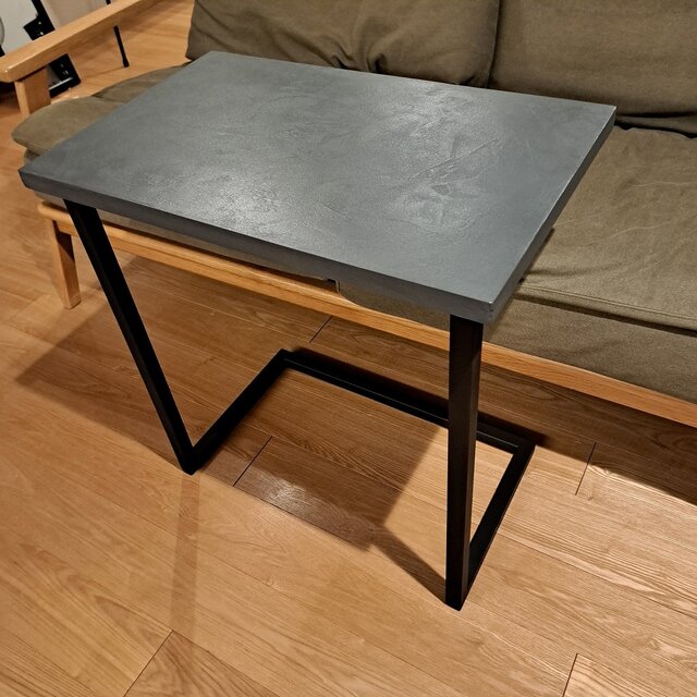 モルタル調サイドテーブル（受注生産） | iichi 日々の暮らしを