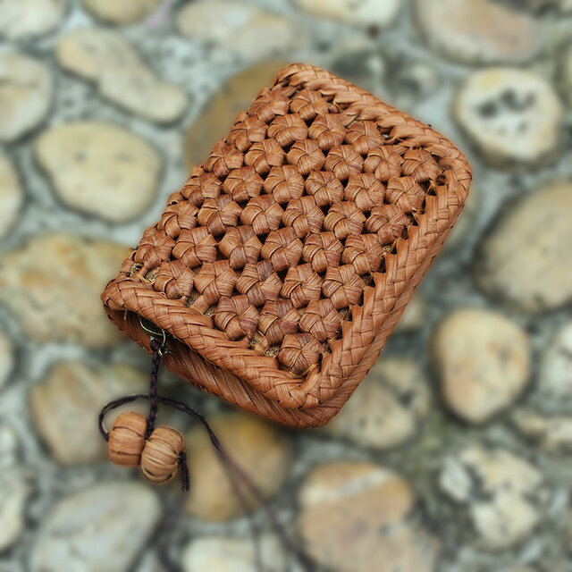 山葡萄 蔓 クラッチバッグ 財布 かご 籠 巾着 網代編み 山葡萄 かご