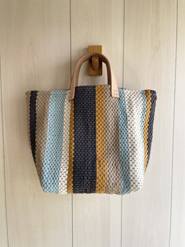 裂き織りbag | iichi 日々の暮らしを心地よくするハンドメイドや