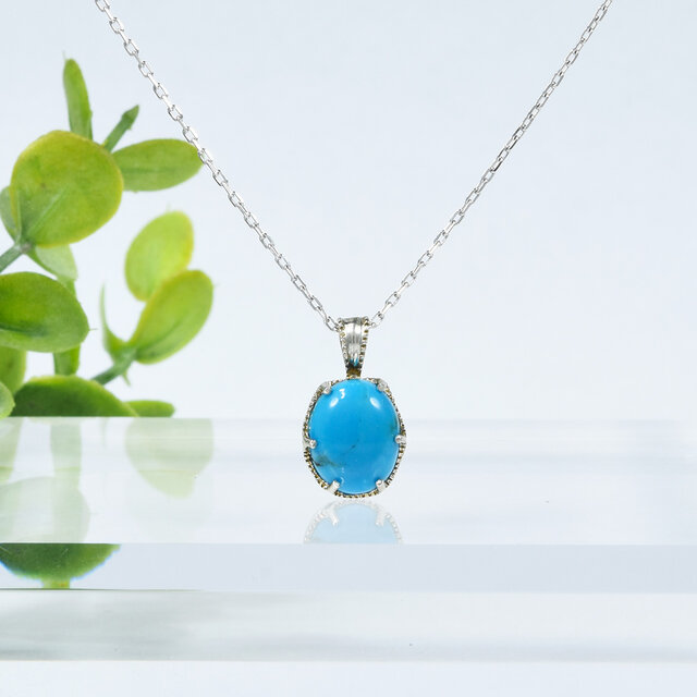 ターコイズ ペンダントトップ SV925 CI097CIBSN | iichi 日々の暮らし