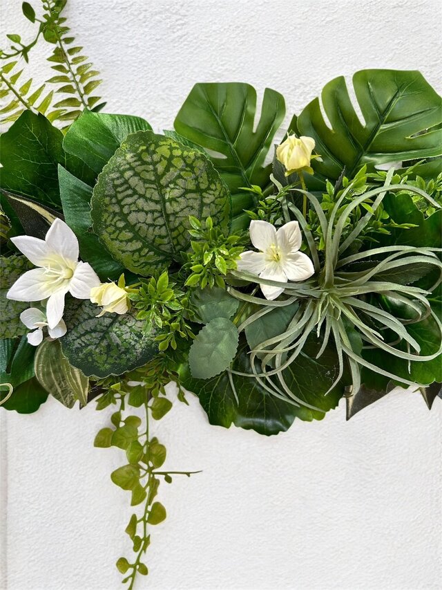 光触媒 人工観葉植物 ウォールグリーン フェイクグリーン 壁掛け70482