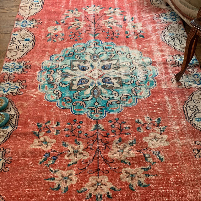 アート✳︎塔✳︎74×130 シャンデリア レッド ブルー トルコ