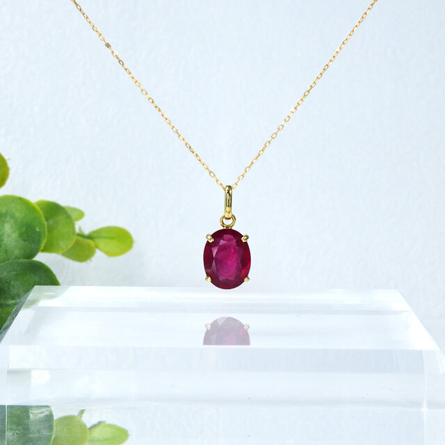 K18 ルビー ペンダントトップ CI010CIBSN | iichi 日々の暮らしを