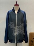 着物リメイク】運気を上げるスカジャン、ブルゾン（獅子）（虎、寅