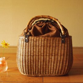 籐製かごバック・一絡編み》（送料無料） | iichi 日々の暮らしを