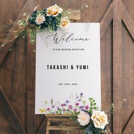 人気！結婚式 ウェルカムボード（A1/B2/A2/B3/A3/B4/A4） | iichi 日々