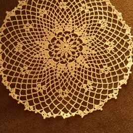 手編みレースドイリー楕円形22×15㎝ | iichi 日々の暮らしを心地よく