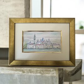 アルバイシンの路地から(スペイン、グラナダ 、油絵15号、原画、一点物