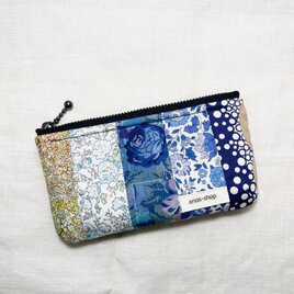 z347○ファスナーポーチ（ミナペルホネン刺繍生地使用） | iichi 日々