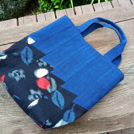 貴重な山葡萄の蔓で編んだ手提げ籠(バッグ) 【中Ⅰ】三つ編み 202105