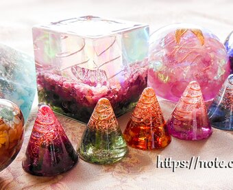 受注制作 六芒星オルゴナイトチャクラリング Silver925 天使