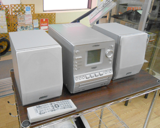 ビクター コンポ CA-UXGM50-S メモリー搭載 CDコンポ 音響機器