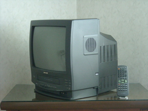 14インチブラウン管テレビデオSHARP VT-14M40 (ビオレソリエス) 松阪の