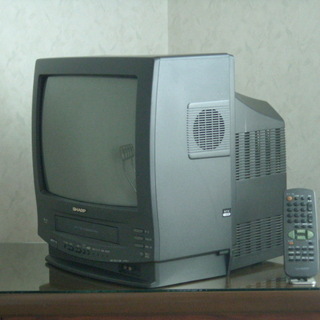14インチブラウン管テレビデオSHARP VT-14M40 (ビオレソリエス) 松阪の