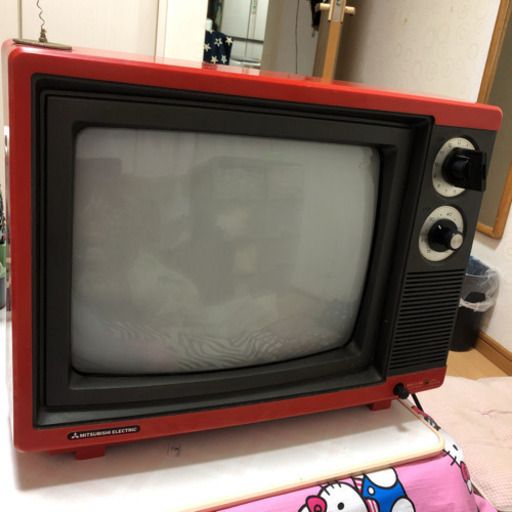 三菱カラーテレビブラウン管14CP-D30 (グッドアイ) 恵我ノ荘のテレビ