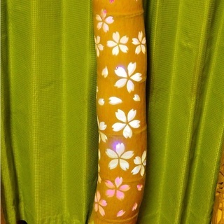 希少☆曲がり竹☆ ディスカウント 竹灯り 彩シリーズ 〜春が来た〜 竹