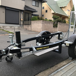 値下げ)バイクトレーラー牽引免許不要(軽) 車検1年あり (アツくん