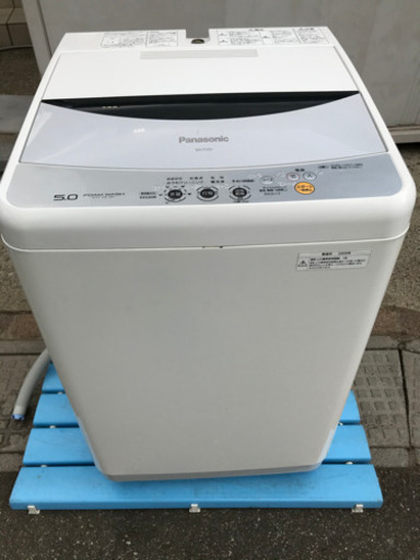 2009年製 パナソニック 5kg 全自動洗濯機 FOAM WASH NA-F50B1 槽洗浄