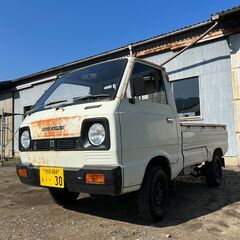 2サイクル実働車検付きスズキキャリィST30 昭和55年 (行灯仮面) 阿波