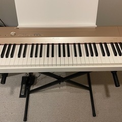 美品使用10回程度のみほぼ未使用 CASIO 電子ピアノ PX-160 ゴールド 美