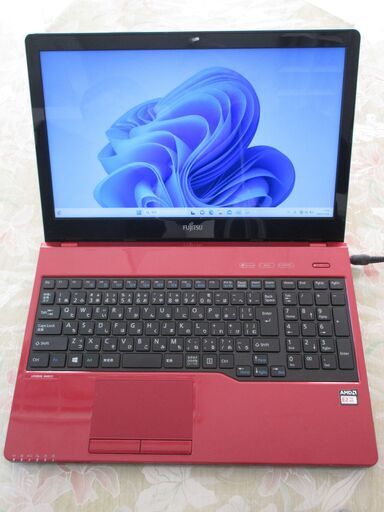 富士通Lifebook FMVA40C1RJ（ルビーレッド）Windows11 AMDデュアルコア