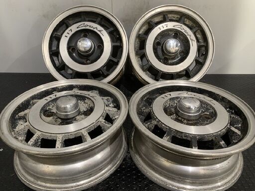希少 いすゞ117クーペ ベレット 純正ホイール 4本 希少 いすゞ117