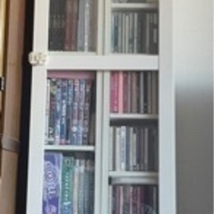 IKEA BILLY/ビリー/本棚※現在GNEDBY/グネドビーx2ガラスの扉 (じひょ