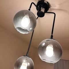 ペンダントライト VERRE 3T(グレー)ニトリ家具 照明器具 (うじ) 西田辺