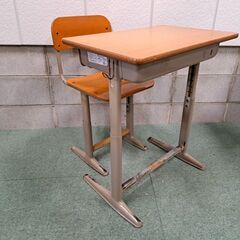 8セットあり KOKUYO コクヨ 学習机 椅子セット 勉強机 学校 塾 昭和