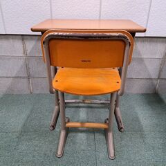8セットあり KOKUYO コクヨ 学習机 椅子セット 勉強机 学校 塾 昭和