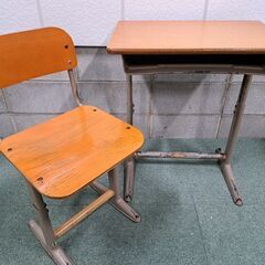 8セットあり KOKUYO コクヨ 学習机 椅子セット 勉強机 学校 塾 昭和