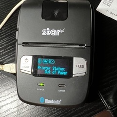 スター精密 モノクロ モバイルプリンター SM-L200-UB40 JP (そい) 竹中