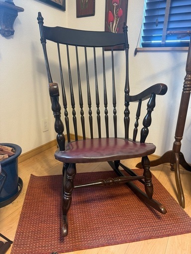 太平産業【TAIHEI】ロッキングチェア レトロアンティーク 飛騨家具