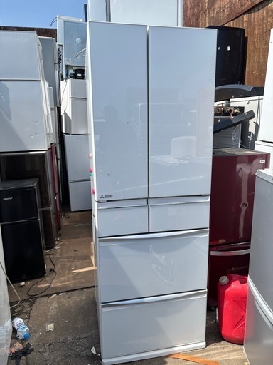 三菱ノンフロン冷凍冷蔵庫 MR-MX50D-W形 品 日本製 2018年式 コレクション