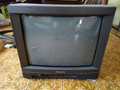 パナソニックブラウン管テレビTH-19V 昭和レトロ (Hide) 足立小台の