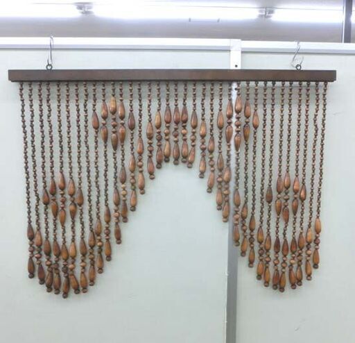 昭和レトロ インテリア 珠のれん 幅85 長さ65 すだれ カーテン 暖簾