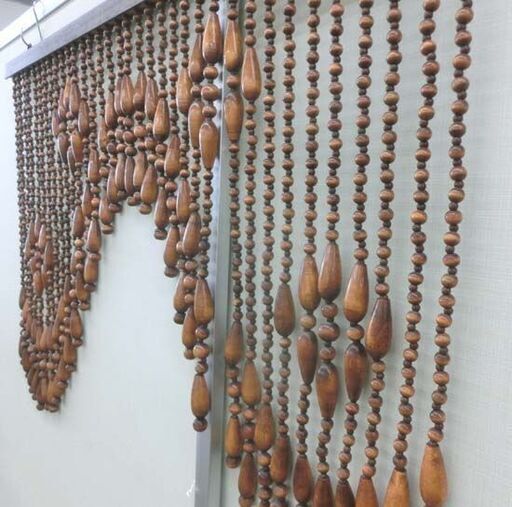 昭和レトロ インテリア 珠のれん 幅85 長さ65 すだれ カーテン 暖簾