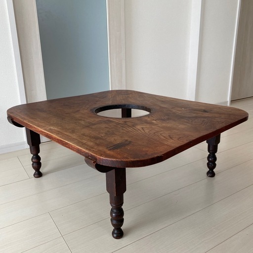 ちゃぶ台 古家具 大正 昭和レトロ 希少 ちゃぶ台 古家具 大正 昭和