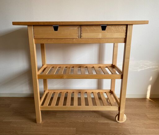 受け渡し予定者決定】IKEA FÖRHÖJA フォルホイア キッチンワゴン※傷