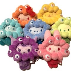 お値下げ中！】万博推しカラーサンリオミャクミャクカラビナBC 7種