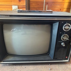 昭和レトロ ブラウン管テレビ 日立カラーテレビ CR-320 ジャンク 現状