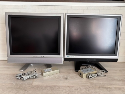 シャープ液晶テレビモニタージャンク品2台 (Y&Y) 富吉のテレビ《液晶