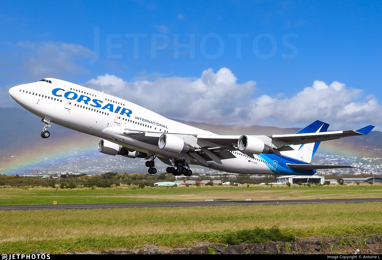 F-GTUI | Boeing 747-422 | Corsair | Antoine L | JetPhotos